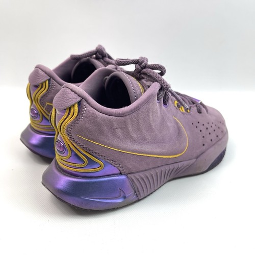 Nike LeBron XXI 21 Freshwater GS Kids Basketball Shoes 4Y Violet Purple Gold - Picture 2 of 20