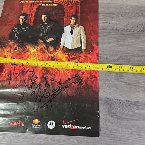 Fuego En La Sangre Poster Signed No Coa As-is - Foto 16 di 21