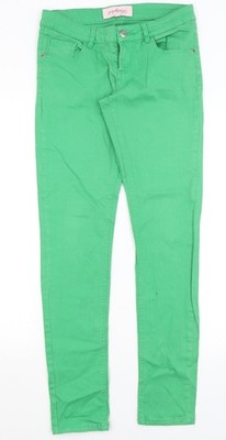 Baby Doll Damen grüne Skinny Jeans Größe 10 L31 in