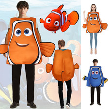 NEW Clown Fisch Nemo Kostüm Fasching Karneval Verkleidung   Erwachsener