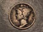 1916 Mercury Dime (1st Yr. & Attractive)