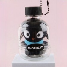 Sanrio Chococat in a Bottle Plush Keychain 8cm Bag Charm Official Licensed Korea