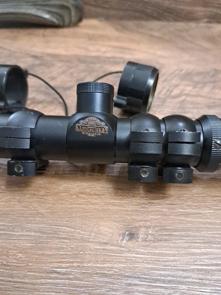 Escopo de pistola Tasco Custom Shop 2-8x32 30mm EER duplex Japão com anéis - Imagem 3 de 4