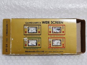 ++Poor Condition Nintendo GAME&WATCH WIDE SCREEN Chef FP-24 Nintendo Game Wide