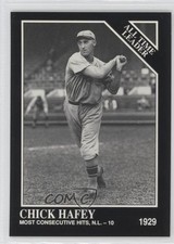 1991 The Sporting News Conlon Collection All Time Leader Chick Hafey HOF m5x