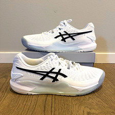 Asics Gel Resolution 9 White Black NEW Men  s 14