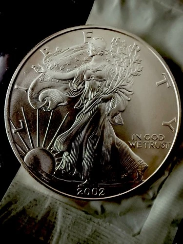 2002 1 oz Silver American Eagle (Brilliant Uncirculated)