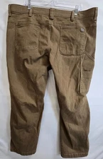 Weatherproof Stretch Straight Fit Commuter Flex Waistband Pants Mens 40x30 Brown