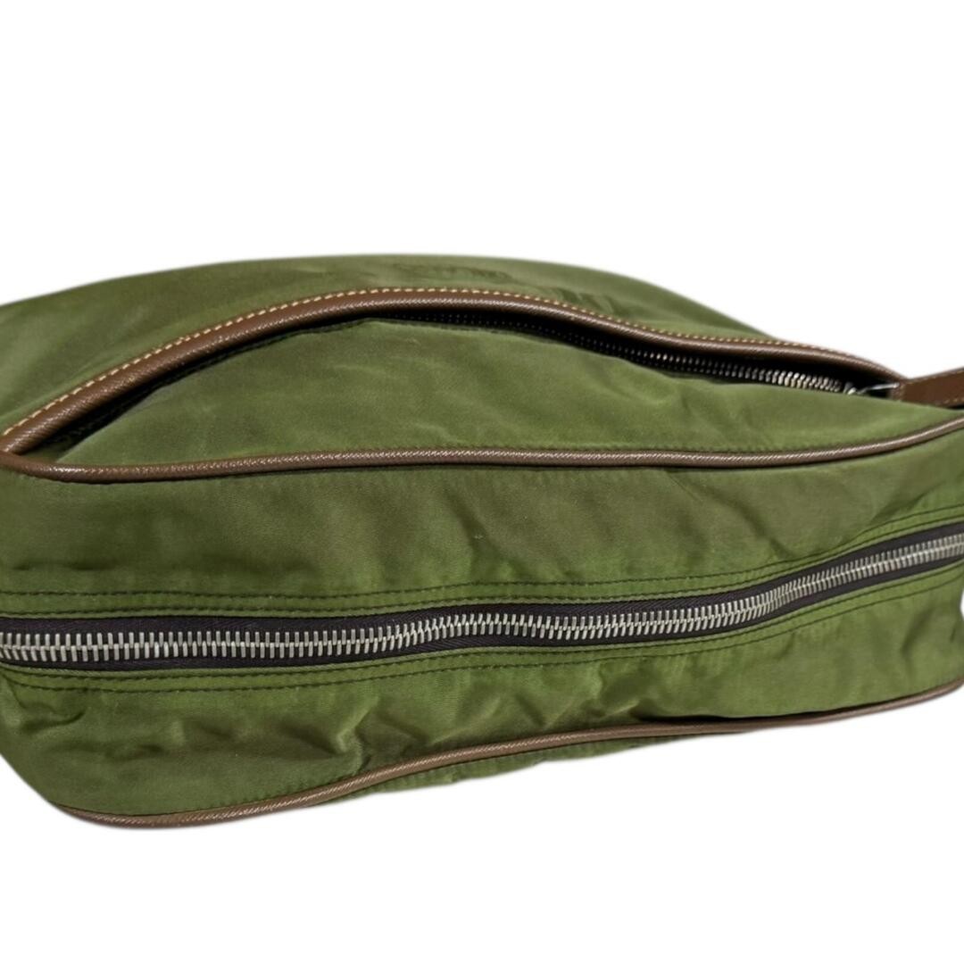 PRADA Shoulder Bag Nylon Green Ladies PRADA Used thumbnail 9