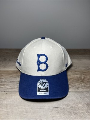 Brooklyn Dodgers MLB New Era Cooperstown Stretch-Snapback Hat~Royal Blue/White