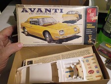 Amt Studebaker Avanti 3 In 1 Customizing 125 Model Kit 2064-170 Parts Lot Amt Studebaker Avanti 3 In 1 Customizing 125 Model Kit 2064-170 Parts Lot