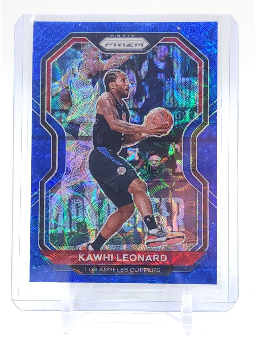 KAWHI LEONARD 2020-21 PANINI PRIZM BASKETBALL BLUE CHOICE #209 /49 Q5378