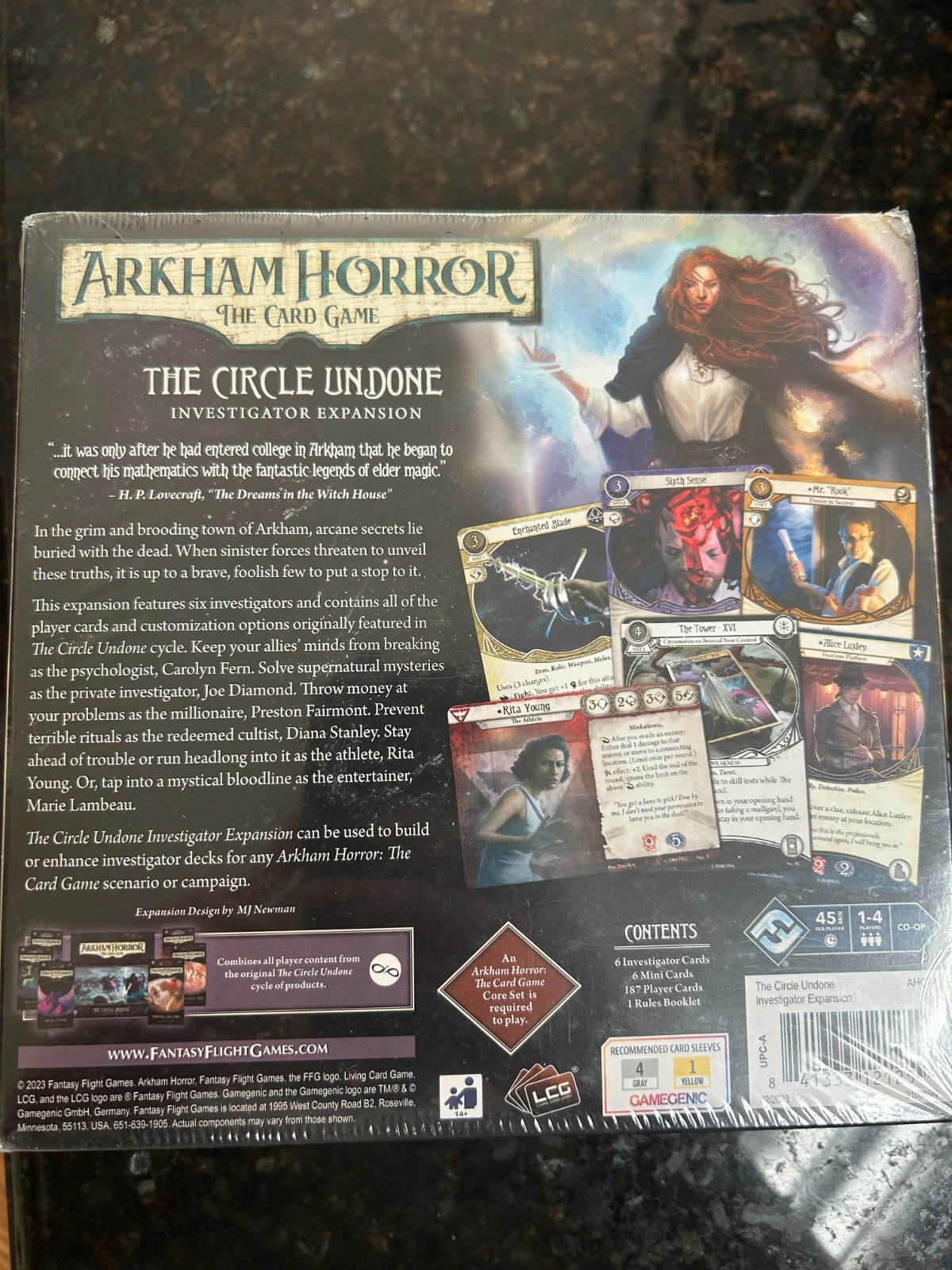 Arkham Horror LCG - The Circle Undone Investigator Expansion - New/Sealed