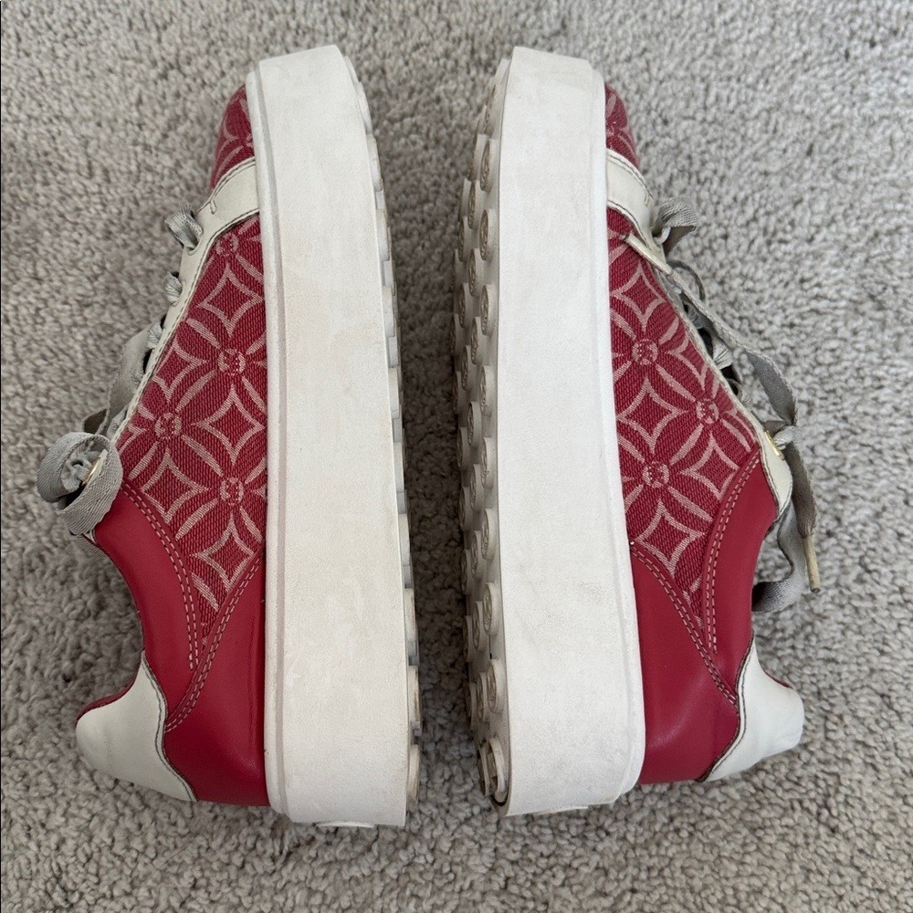 Michael Kors Romey Logo Jacquard Platform Sneaker, Rose Color - Size 6.5 thumbnail 6