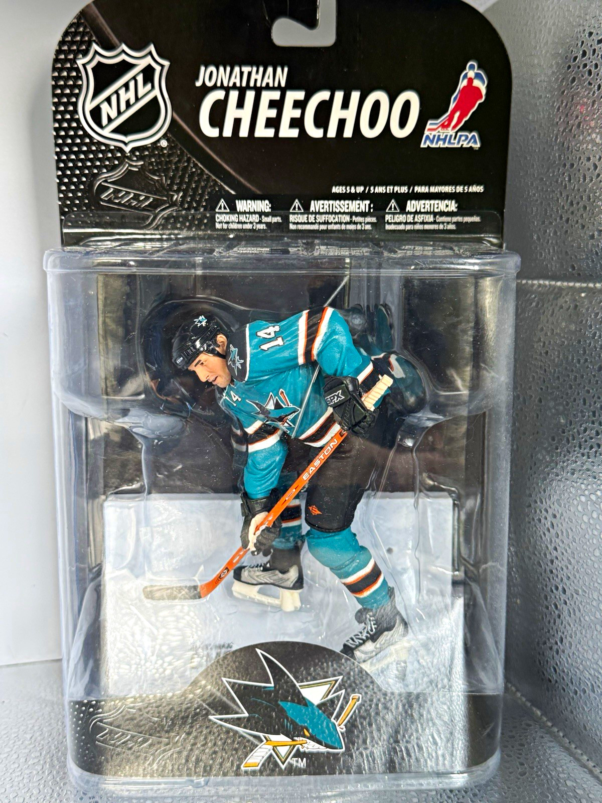 McFarlane NHL Sports Picks Debut Jonathan Cheechoo Sharks Figure NHL20 Unopened