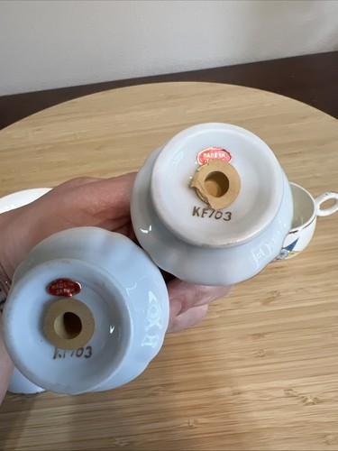 SOUCOUPE TASSE À THÉ MAÇONNIQUE OES Ordre de l'Étoile de l'Est sel et poivre - Photo 7/8