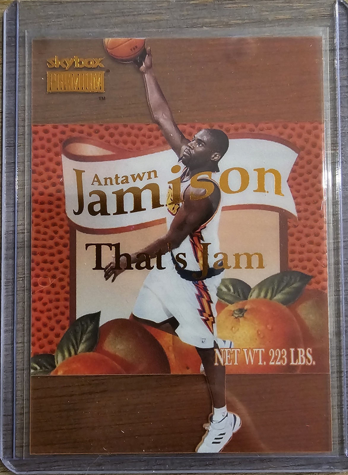 SkyBox Premium 1998-99 That’s Jam Antawn Jamison #7/15 TJ Warriors Insert