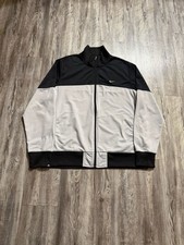 Vintage 2000s Nike Athletic Dept. Black and Grey Track Jacket