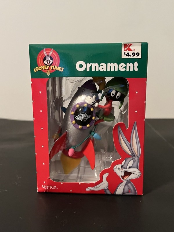 Looney Tunes MARVIN THE MARTIAN Kmart Christmas Ornament RARE Vintage 1998