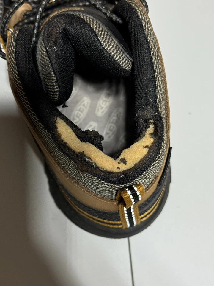 Keen Targhee Mid Botas de Senderismo Niños 4Y Zapatos Impermeables Cuero Marrón Trail leer  Foto 4 de 4