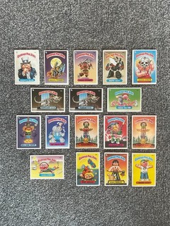 17 GARBAGE PAIL KIDS CARDS FROM SERIES 1 2 3 & 4 FROM 1986 FREE POSTAGE FAB