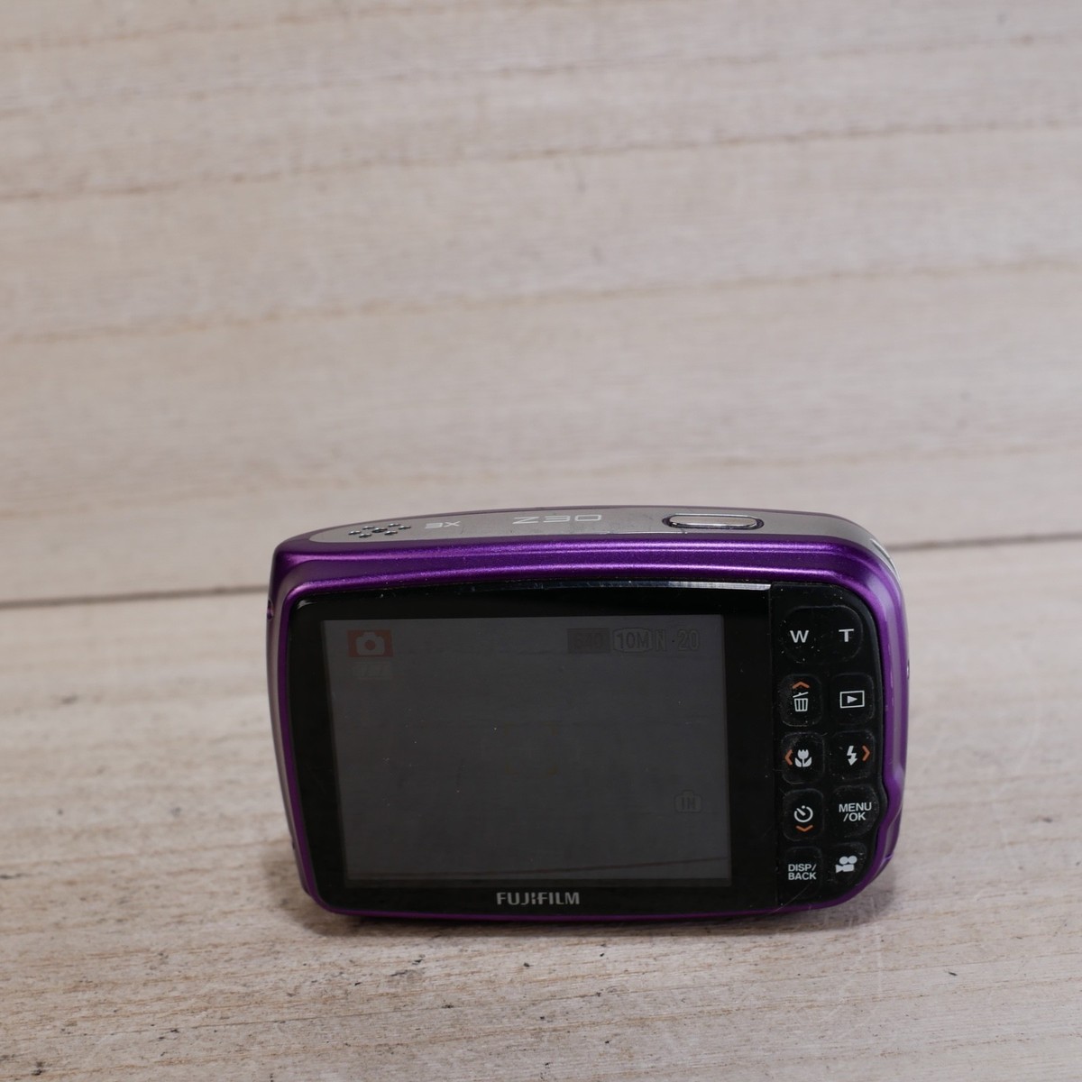 FUJIFILM FinePix Z30 Compact Digital Camera Purple W batt *TESTED