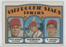 1972 Topps 1972 Rookie Stars Pete Koegel Mike Anderson Wayne Twitchell #14 2u3