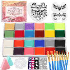 Face Painting Kit for Kids Party,22 Colors Face Paint Kit Includes Paint Tray,Sp