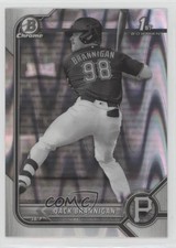 2022 Bowman Draft Chrome Black & White RayWave Refractor Jack Brannigan 0q4s