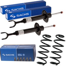 2x SACHS STOSSDÄMPFER+FAHRWERKSFEDERN VORNE passend für AUDI A6 C5 4B2 4B4 4B6