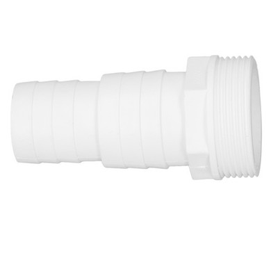 2x Pool Pump Hose Adapter 1 1/2in Male Thread Plastic Pool Filter Hose Adapt SET