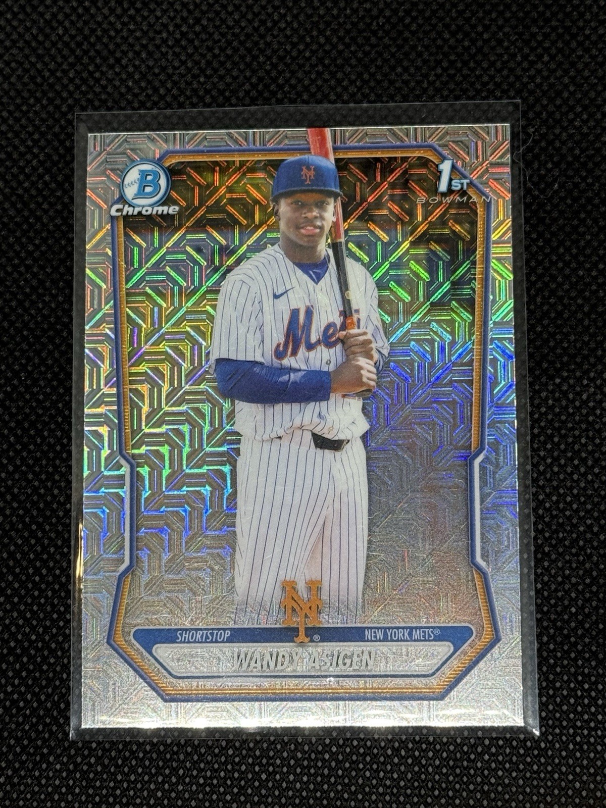 2026 Bowman Chrome Wandy Asigen 1st Mojo Refractor #BCP-152