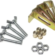 4Set Undermount Sink Clips Sink Brackets Washbasin Fittings for Kitchen Bathr