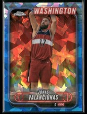 2024-25 Topps Chrome Sapphire #91 Jonas Valančiūnas