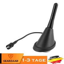 Auto KFZ Kurz Stab Dach Antenne + Raku 2 Sockel für VW, Volvo für Skoda, Subaru