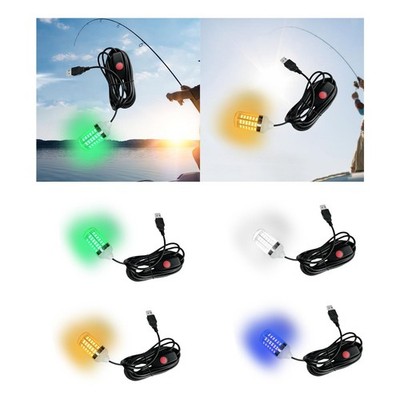 Tauchfischen Licht 108 LED Perlen Tragbare DC 5V Boot Angeln Lampe