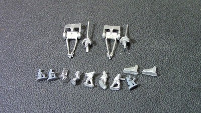   15mm FoW, OG, FiB German Mixed Pak 40 ATG in tow Teams Figures 2 broken fence