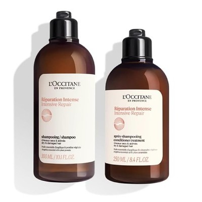 L'OCCITANE Intensive Repair Hair Care Duo Shampoo & Conditioner Set Japan
