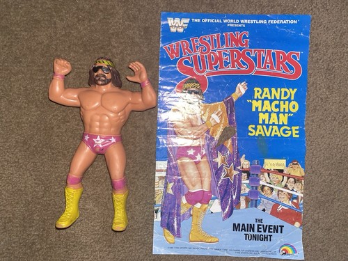 WWF LJN Wrestling Superstars Macho Man Randy Savag...