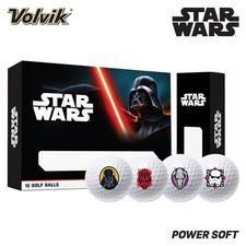 VOLVIK POWERSOFT STAR WARS LIMITED EDITION GOLF BALLS GIFT SET DOZEN BOX WHITE