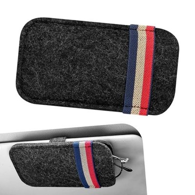 Car Sun Visor Organizer, Multi-function Card Pen Invoice Storage 1 PC Black