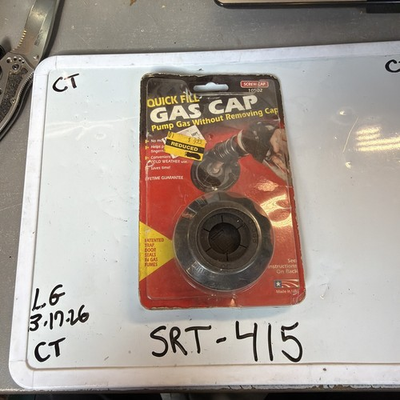 #ad Quick Fill Screw On Gas Cap 10502 Pump Gas Without Removing The Cap Vintage $9.00