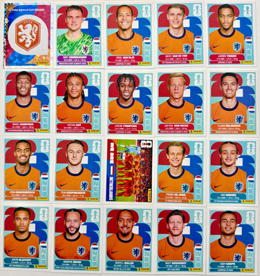2026 Panini FIFA World Cup Netherlands Stickers Pick Number NED2-NED20