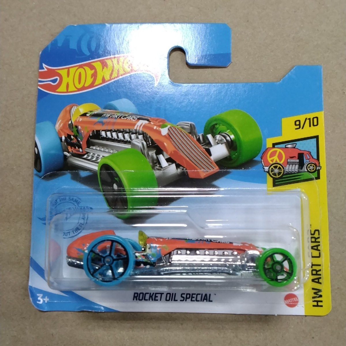 Hot Wheels - 2021 HW Art Cars 9/10 Rocket Oil Special 158/250 GTC33 Short Card