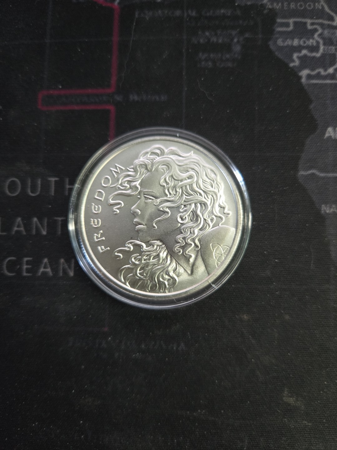 2024 Freedom Girl Silver Shield Silver Round Coin 1 oz .999 Fine Silver 