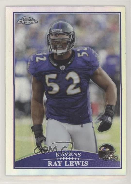 2009 Topps Chrome Refractor Ray Lewis #TC109 HOF h8k
