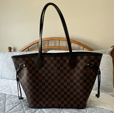 Louis Vuitton Neverfull Medium Damier Ebene Brown Tote