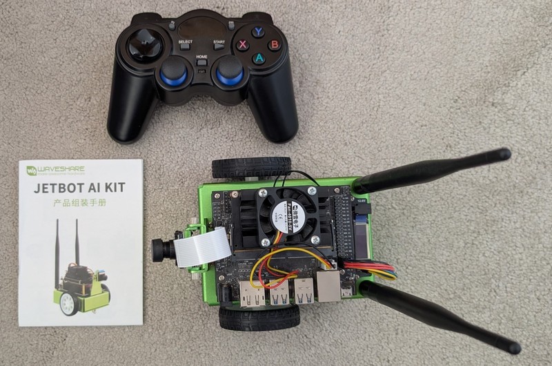 Waveshare JetBot AI Robot Kit Based on 4GB  Jetson Nano With Remote