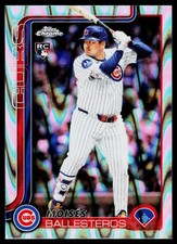 2025 Topps Chrome Update #USC7 Moisés Ballesteros RayWave Refractor