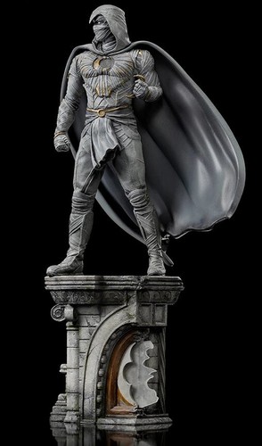 Moon Knight Steven Grant Mr. Knight Statue Iron Studios 30 cm OVP Neu - Bild 4 von 15